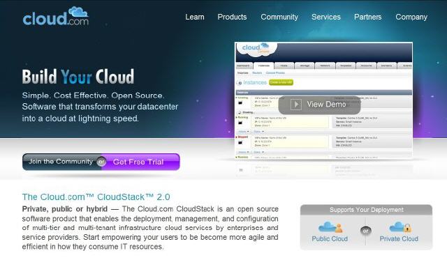 Kooperation mit Cloud.com